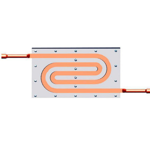 Медная труба CPU GPU Жидкостная холодная пластина